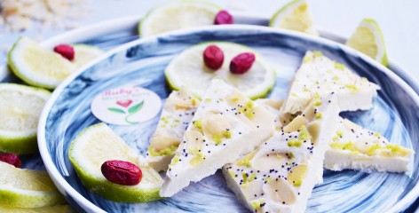 Bouchées glacées coco et citron vert