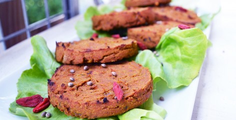 Galettes de patates douces et châtaignes 